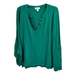 Chip & Pepper Ladies V-neck Long Sleeve T-shirt